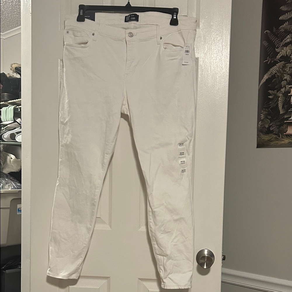 GAP Women's White Skinny Jeans